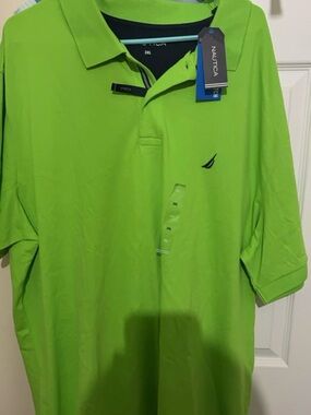 Izod Men’s Bright Lime Green Polo Shirt